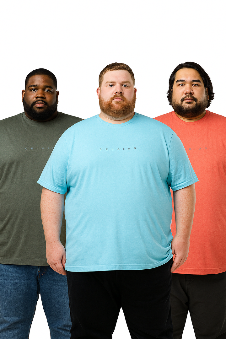 Men's Pack of 3 T-Shirts – Melange - Big & Tall
