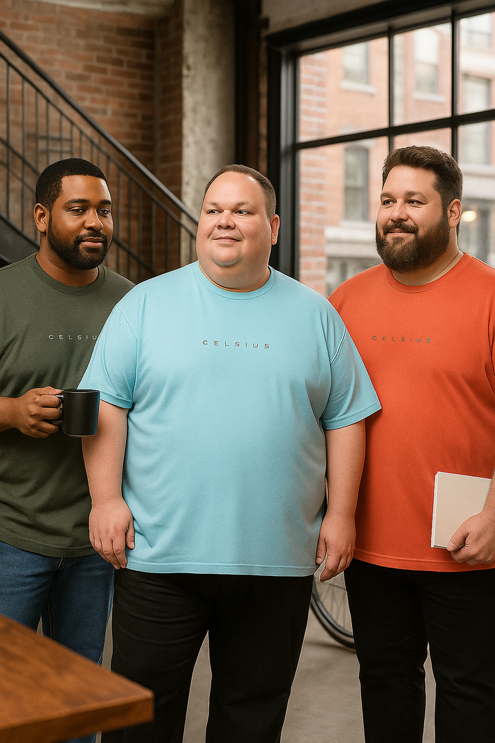 Men's Pack of 3 T-Shirts – Melange - Big & Tall