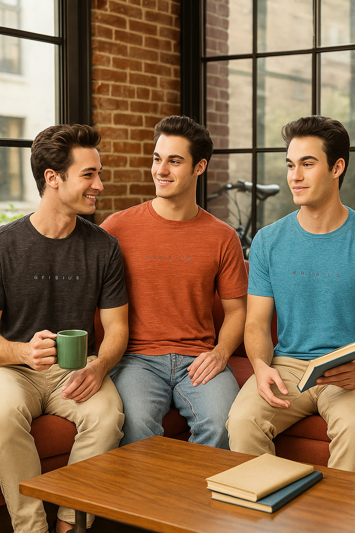 Men's Pack of 3 T-Shirts – Melange - Big & Tall