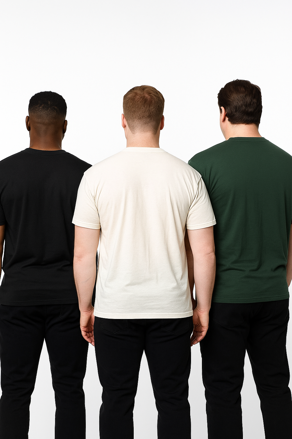 Men's Pack of 3 T-Shirts - Solid - Big & Tall