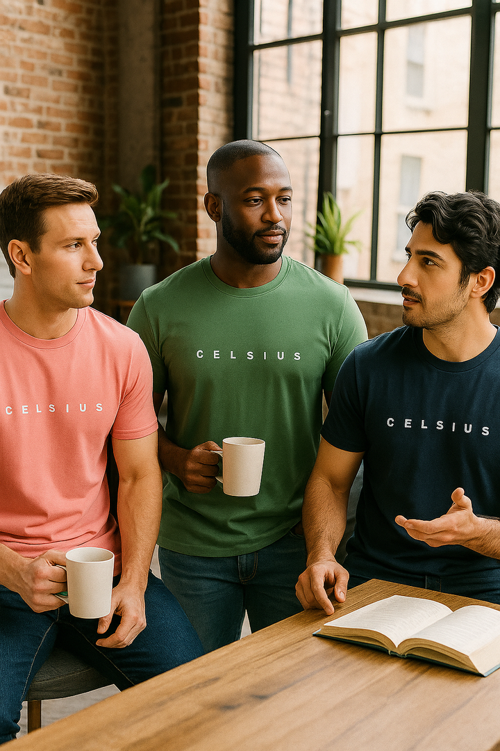 Men's Pack of 3 T-Shirts - Solid - Big & Tall