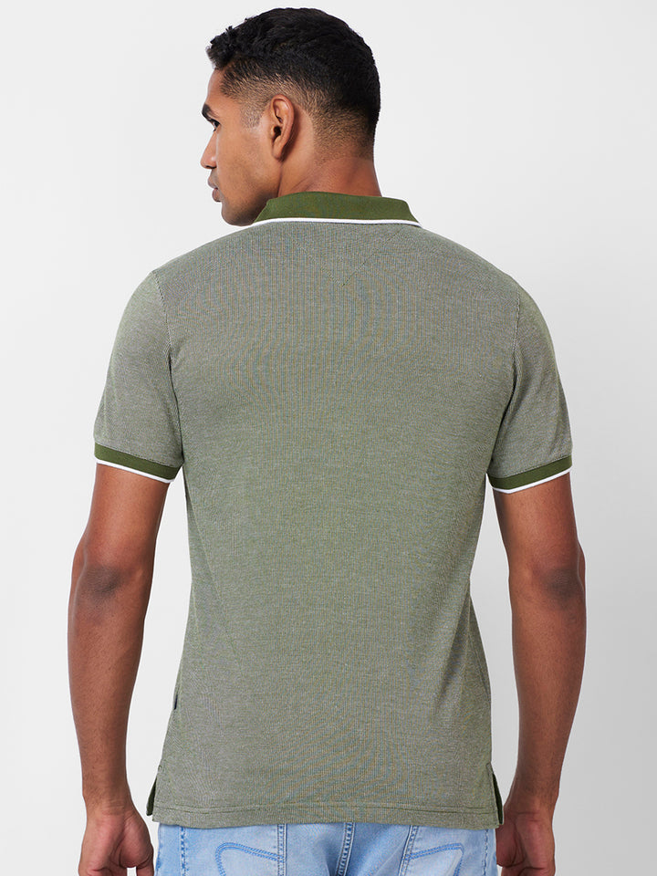 Men’s Contrast Collar Polo T-Shirt - Big & Tall