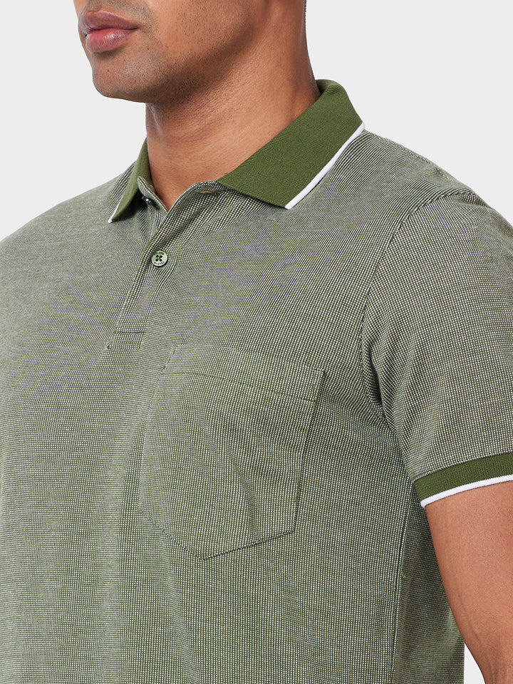 Men’s Contrast Collar Polo T-Shirt - Big & Tall