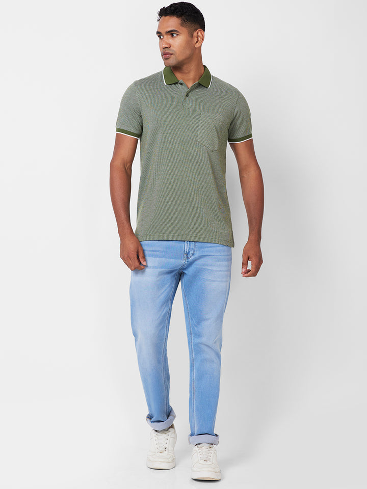 Men’s Contrast Collar Polo T-Shirt - Big & Tall