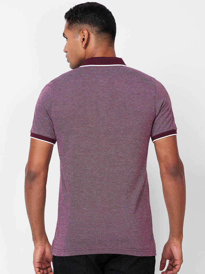 Men’s Contrast Collar Polo T-Shirt - Big & Tall