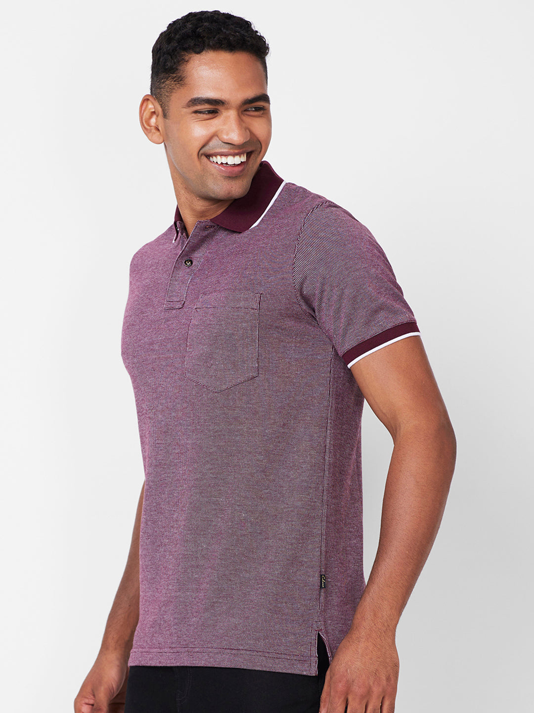 Men’s Contrast Collar Polo T-Shirt - Big & Tall