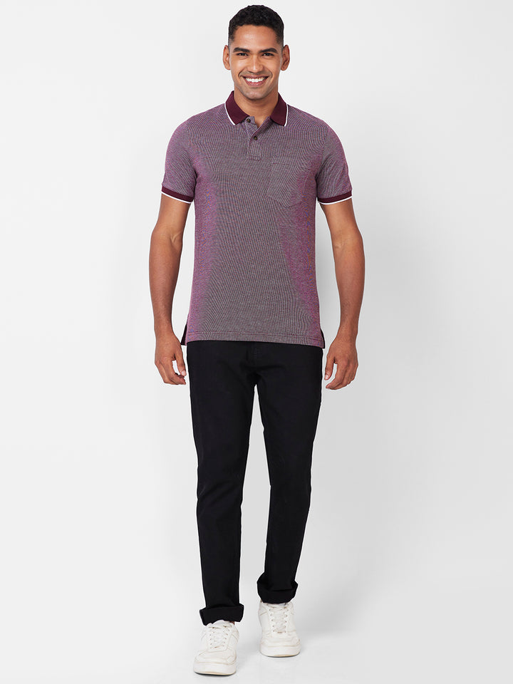 Men’s Contrast Collar Polo T-Shirt - Big & Tall