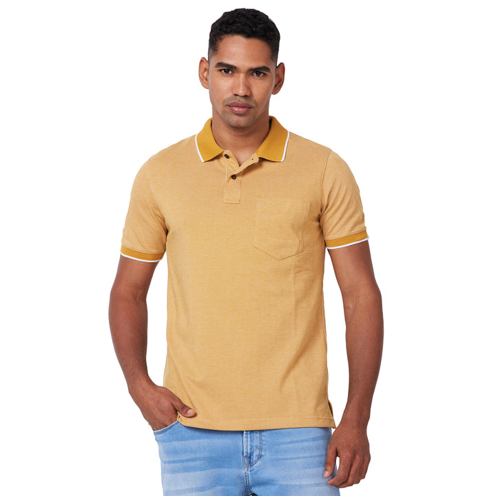 Men’s Contrast Collar Polo T-Shirt - Big & Tall