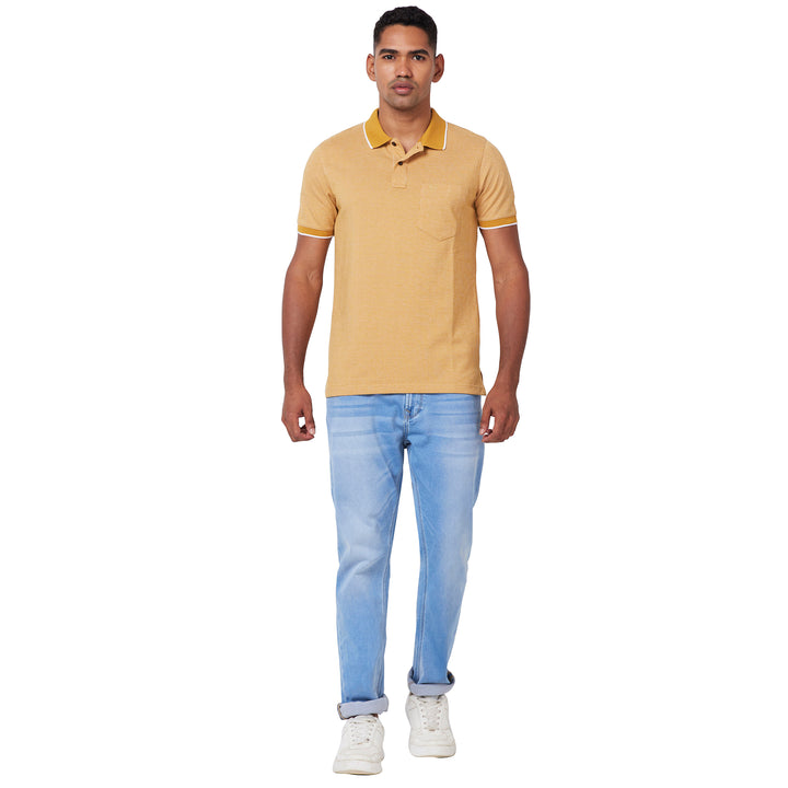 Men’s Contrast Collar Polo T-Shirt - Big & Tall