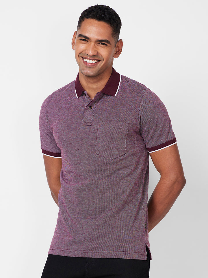 Men’s Contrast Collar Polo T-Shirt - Big & Tall