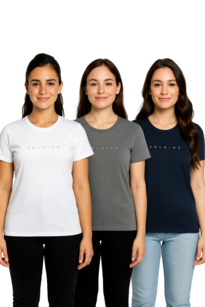 Women’s Three pack Round Neck Tee