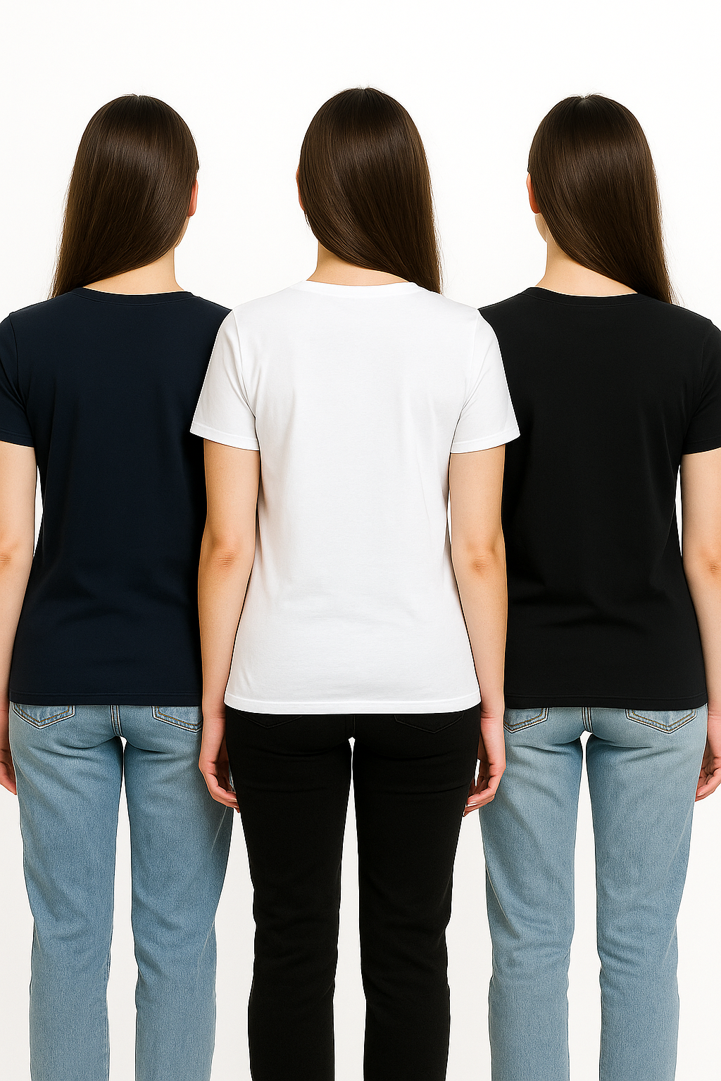 Women’s Three pack Round Neck Tee