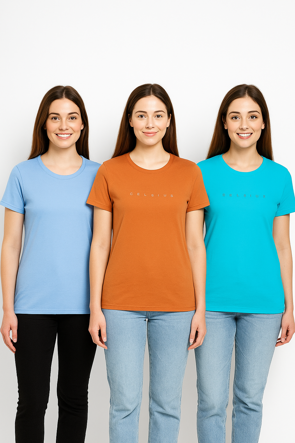 Women’s Three pack Round Neck Tee