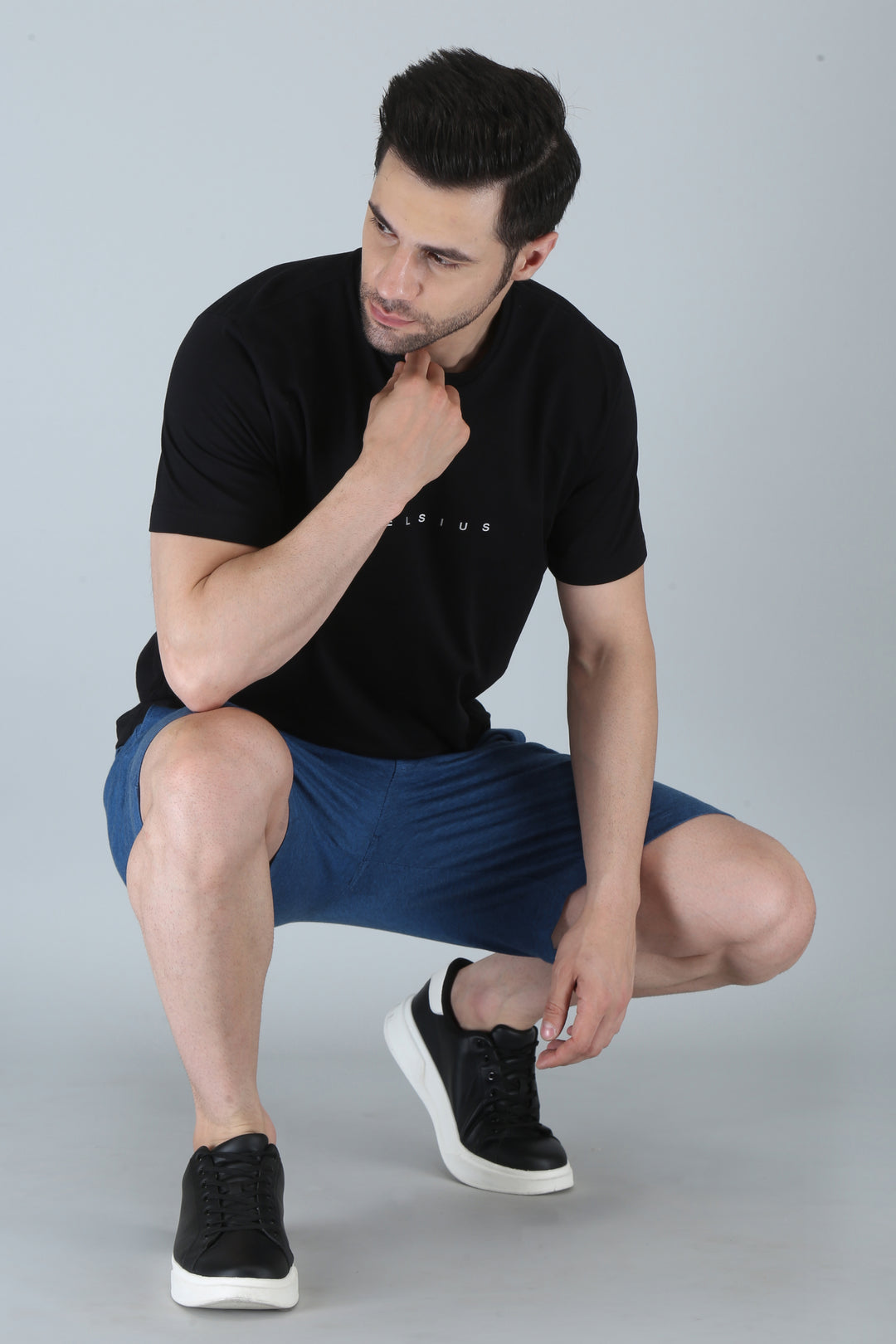 Men’s Pin Stripe Comfort Track Pants Shorts