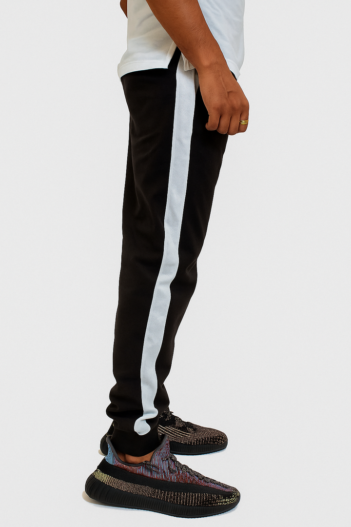 Men’s Yoga Pants with Rib – Stripe