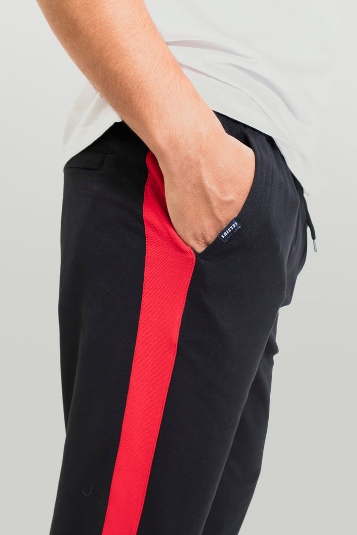 Men’s Yoga Pants with Rib – Stripe