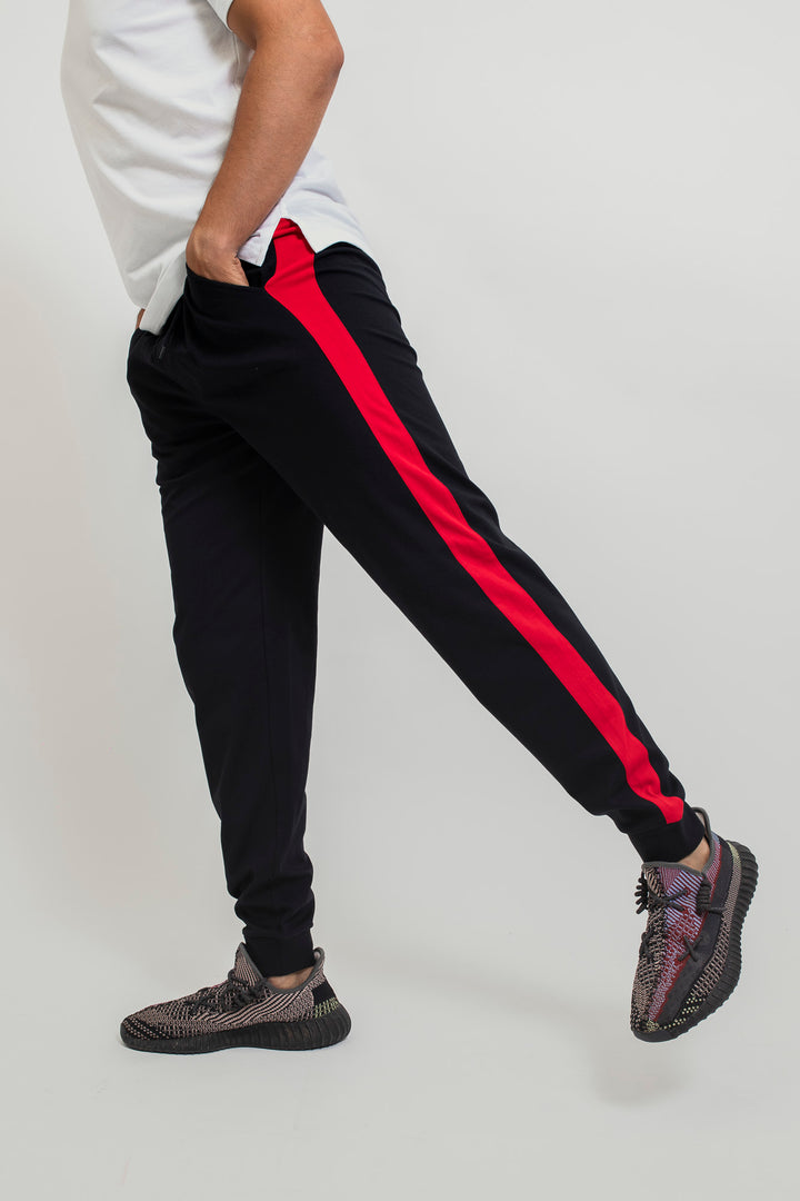Men’s Yoga Pants with Rib – Stripe