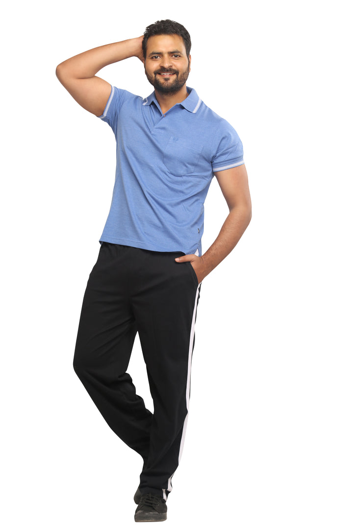 Men’s Yoga Pants with Rib – Stripe