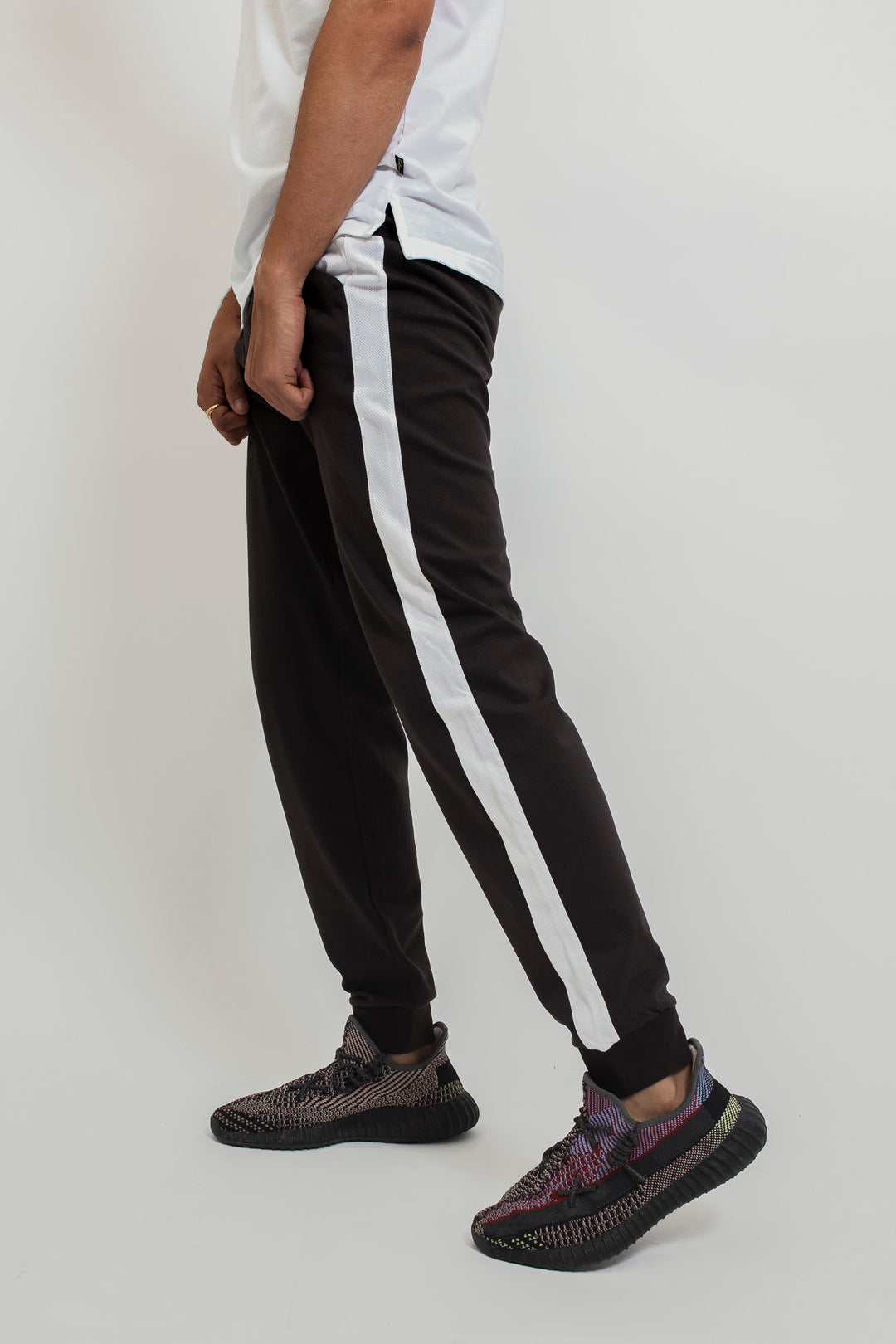 Men’s Yoga Pants with Rib – Stripe