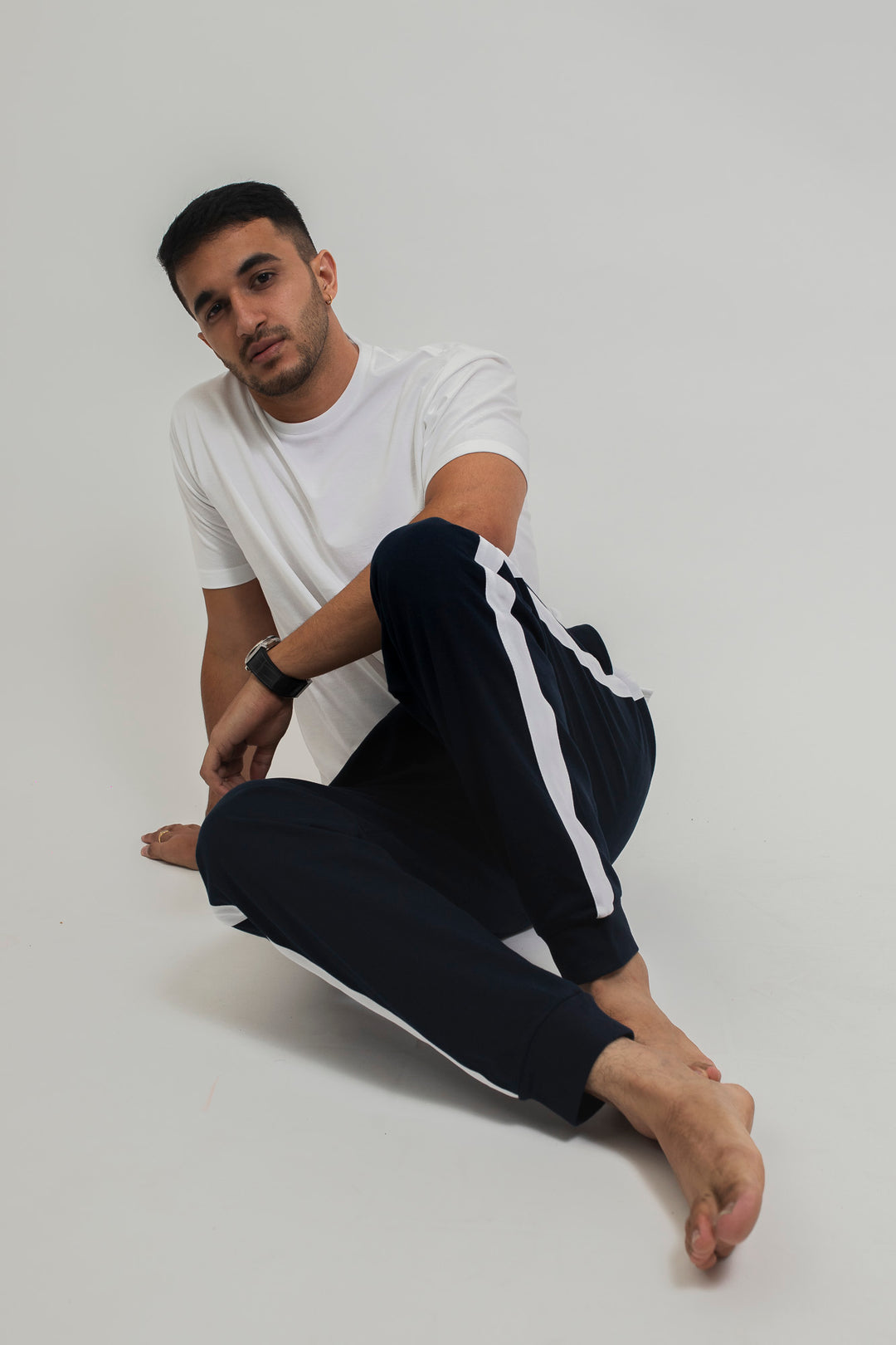 Men’s Yoga Pants with Rib – Stripe