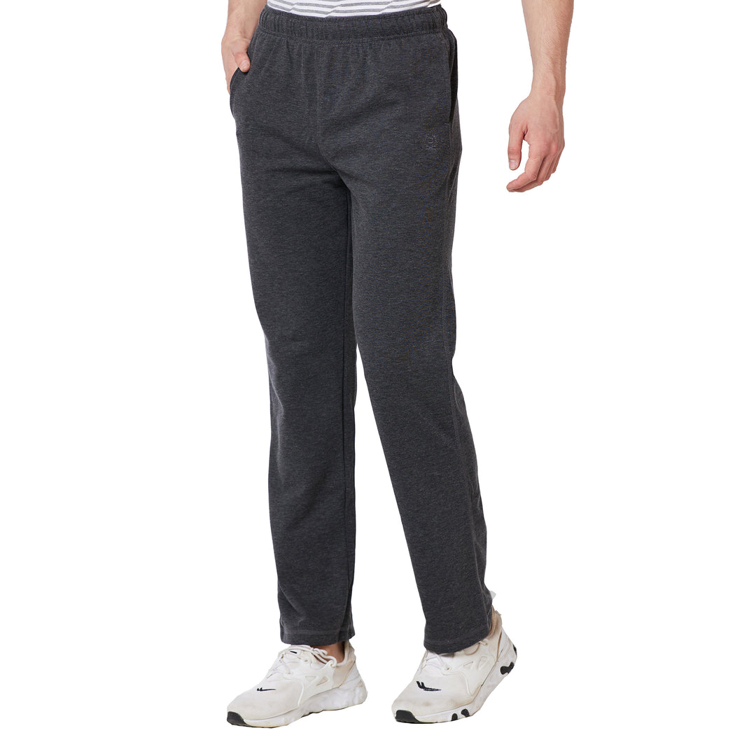 Men’s Plain Interlock Track Pants – Classic Comfort Bottom
