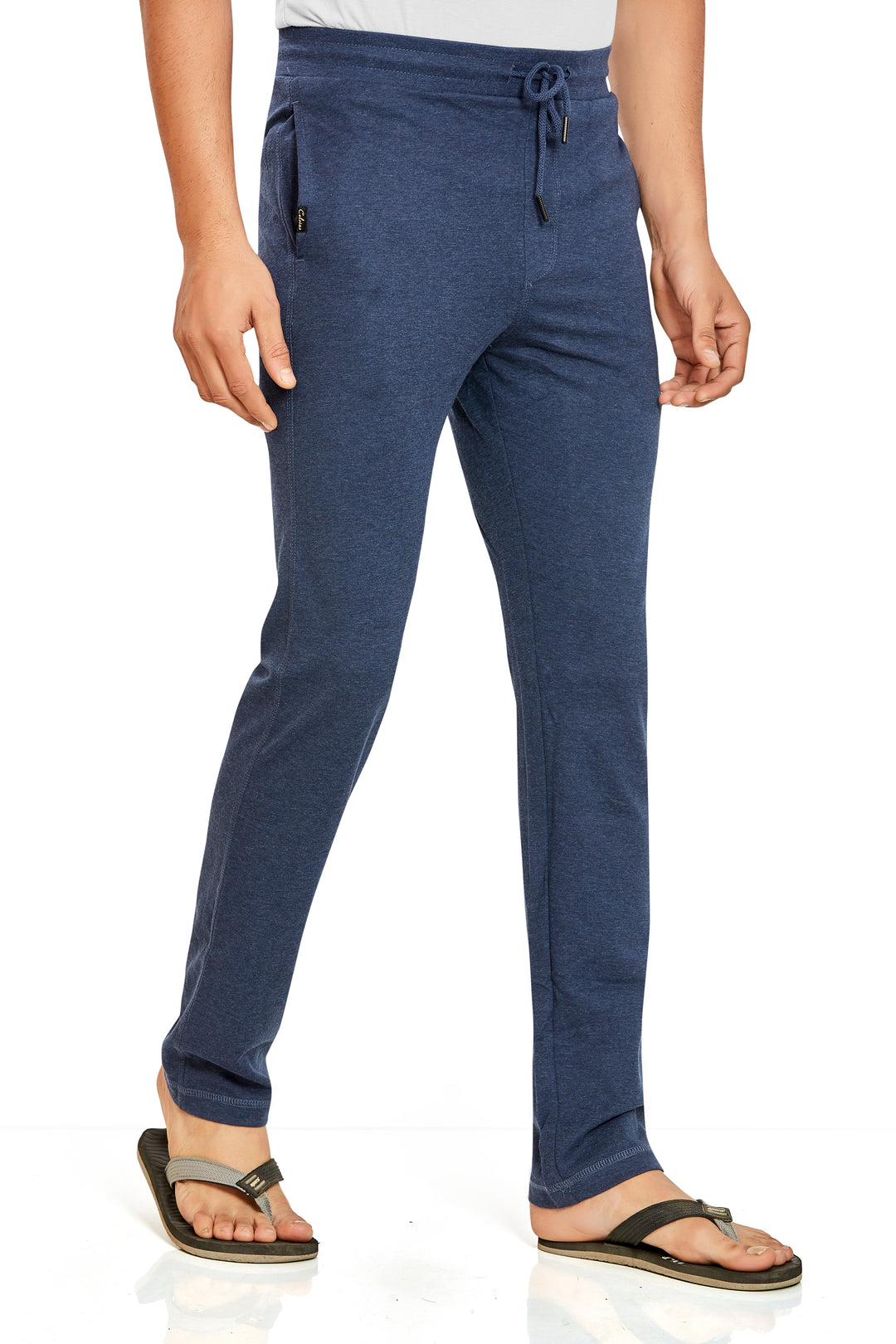 Men’s Plain Interlock Track Pants – Classic Comfort Bottom