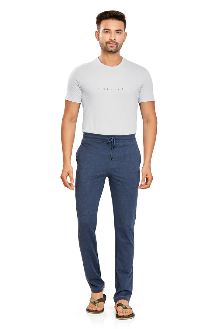 Men’s Plain Interlock Track Pants – Classic Comfort Bottom