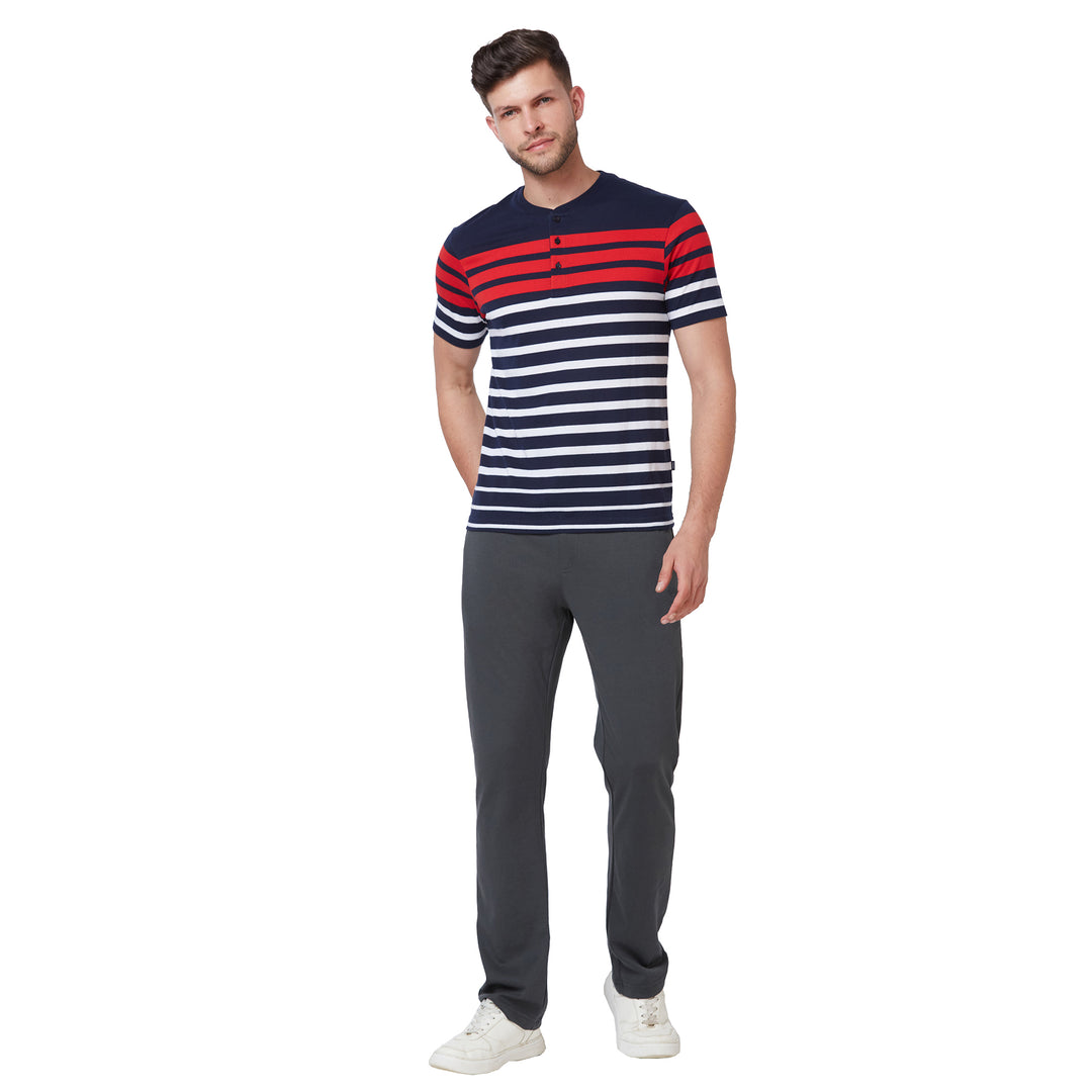 Men’s Plain Interlock Track Pants – Classic Comfort Bottom