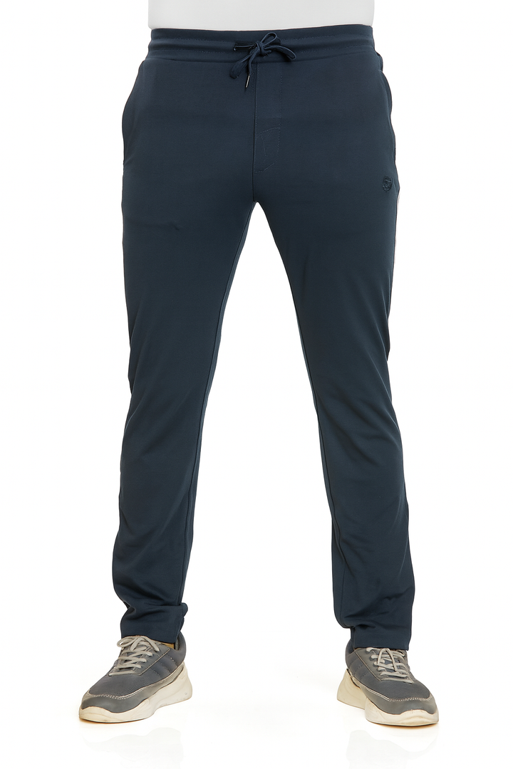 Men’s Interlock Track Pants with Piping – Athletic Comfort Wear