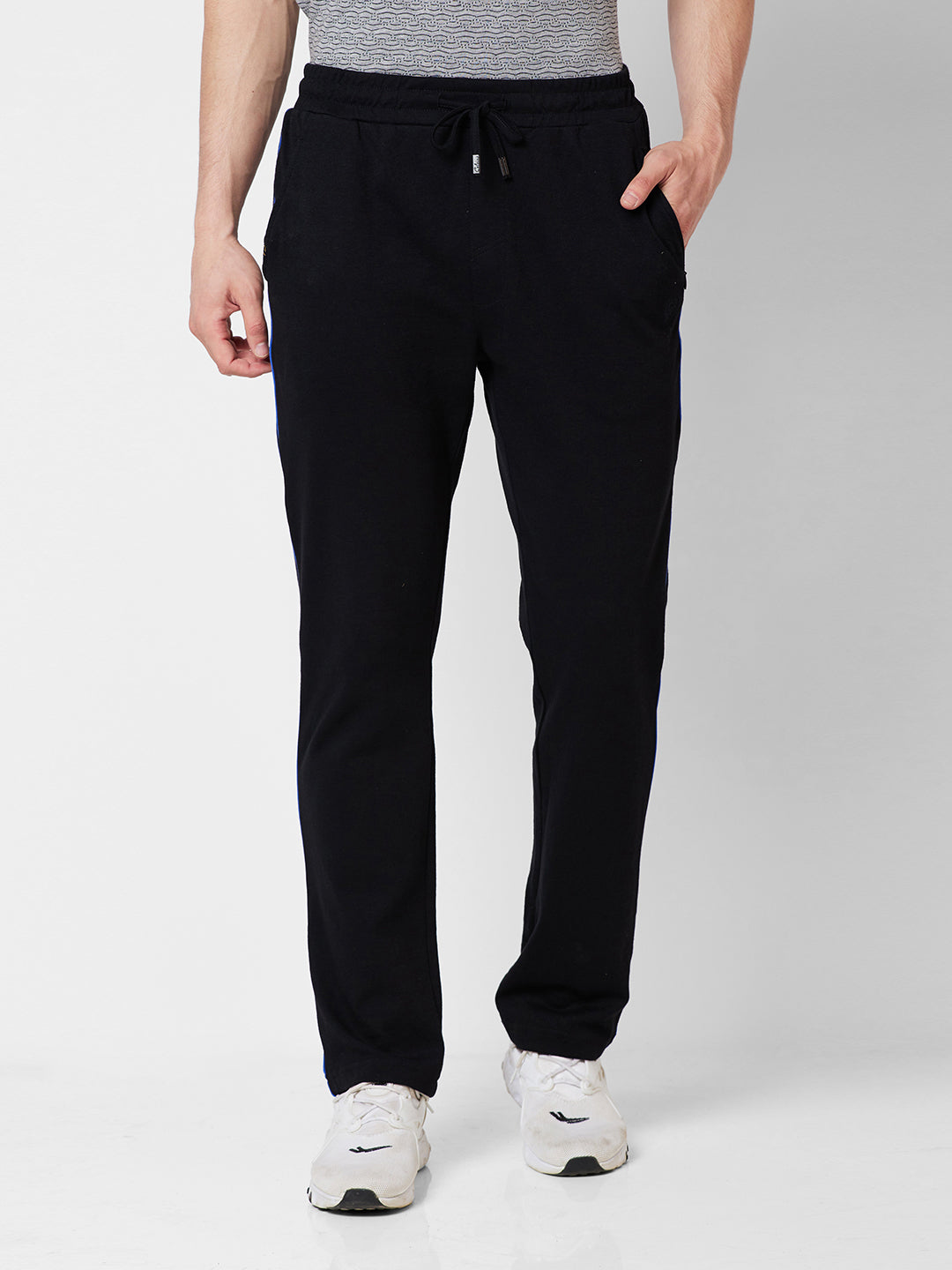 Men’s Interlock Track Pants with Piping – Athletic Comfort Wear