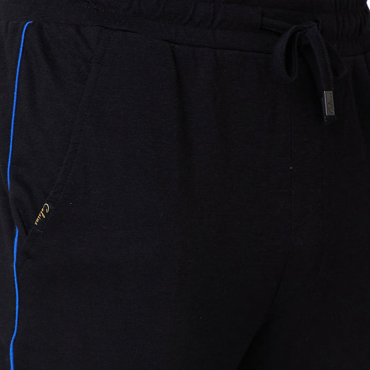 Men’s Interlock Track Pants with Piping – Athletic Comfort Wear