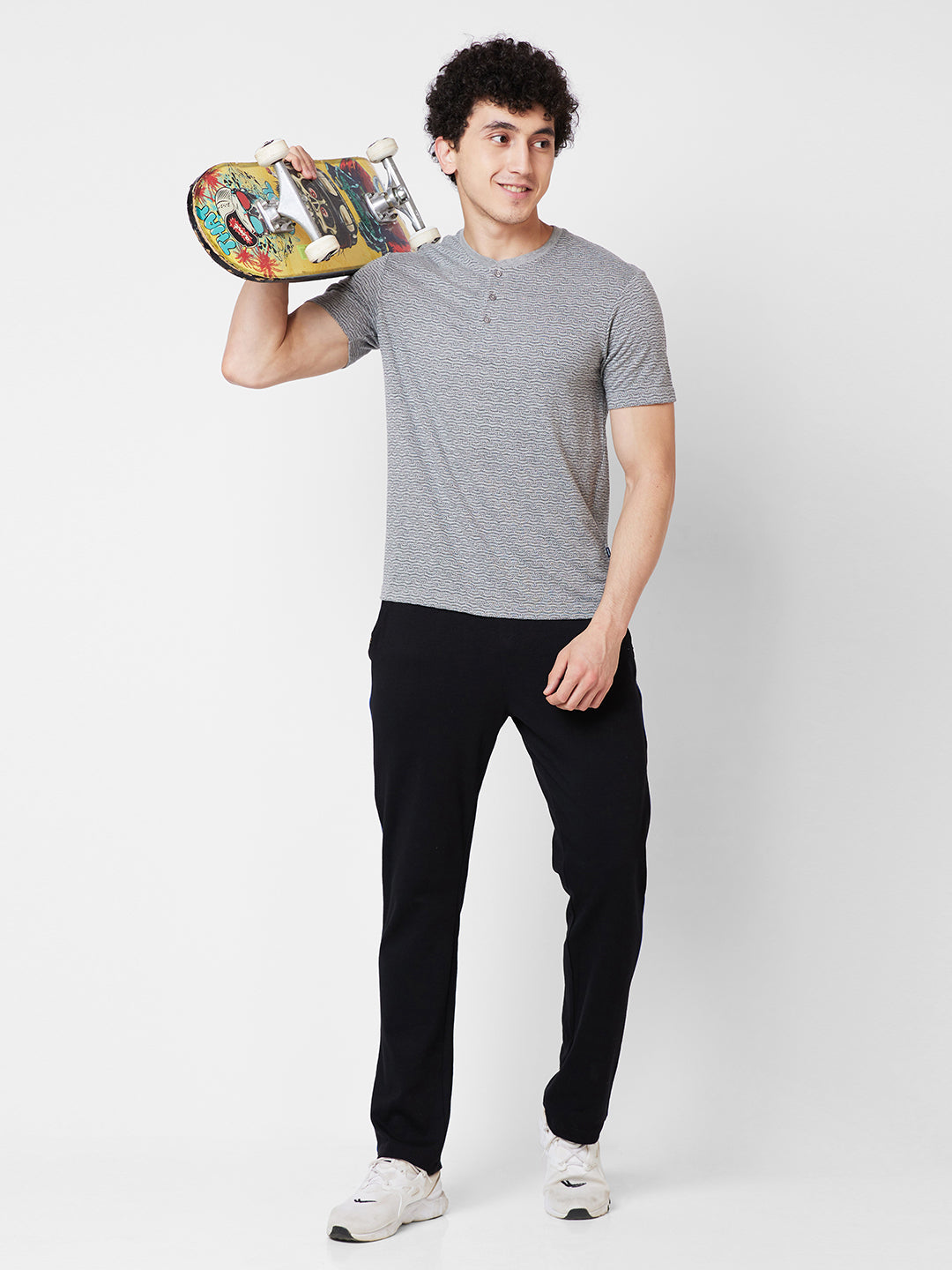 Men’s Interlock Track Pants with Piping – Athletic Comfort Wear