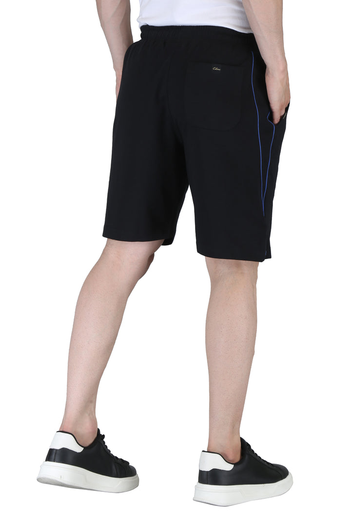 Men’s Interlock Shorts with Piping – Casual Comfort Wear