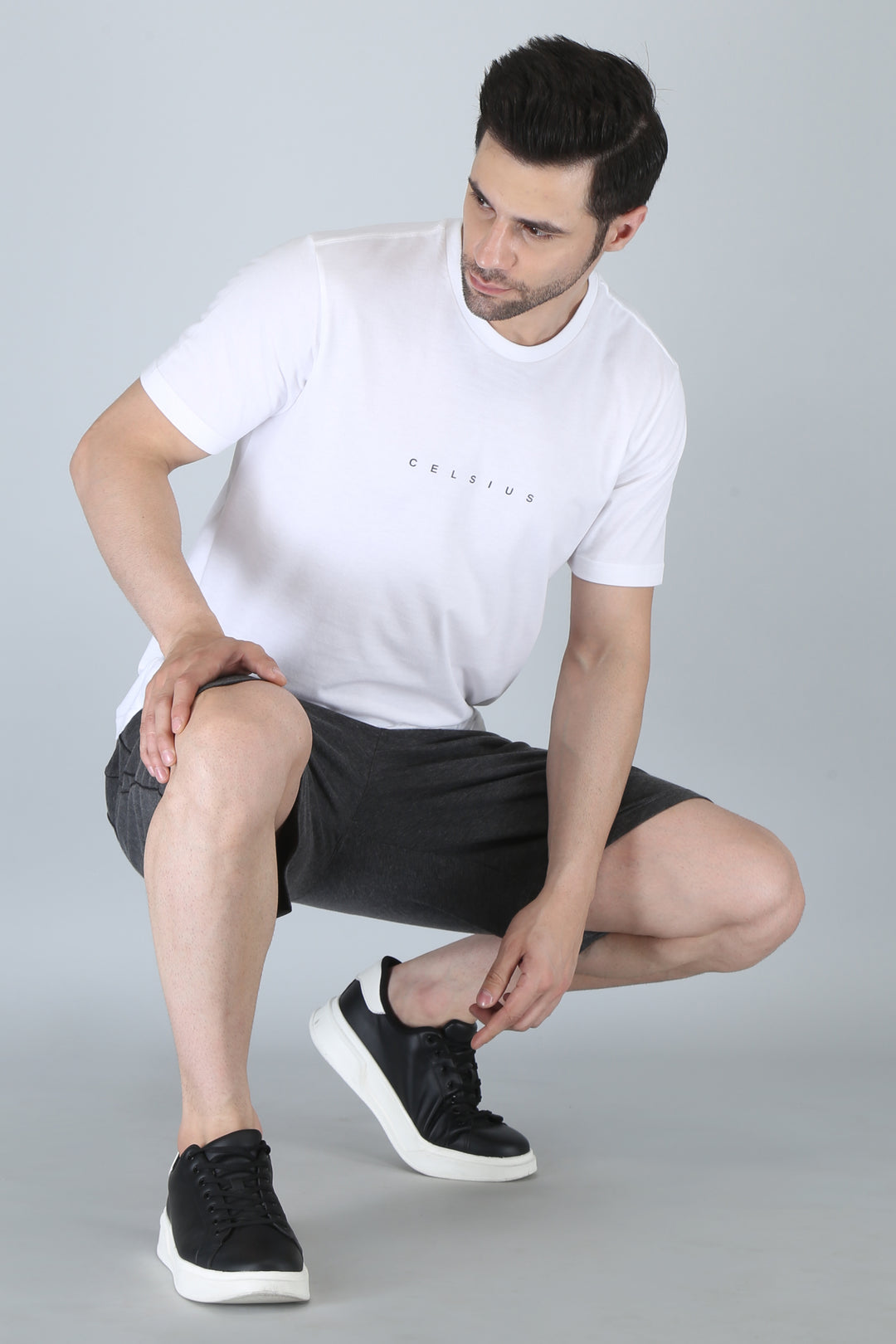 Men’s Interlock Shorts with Piping – Casual Comfort Wear