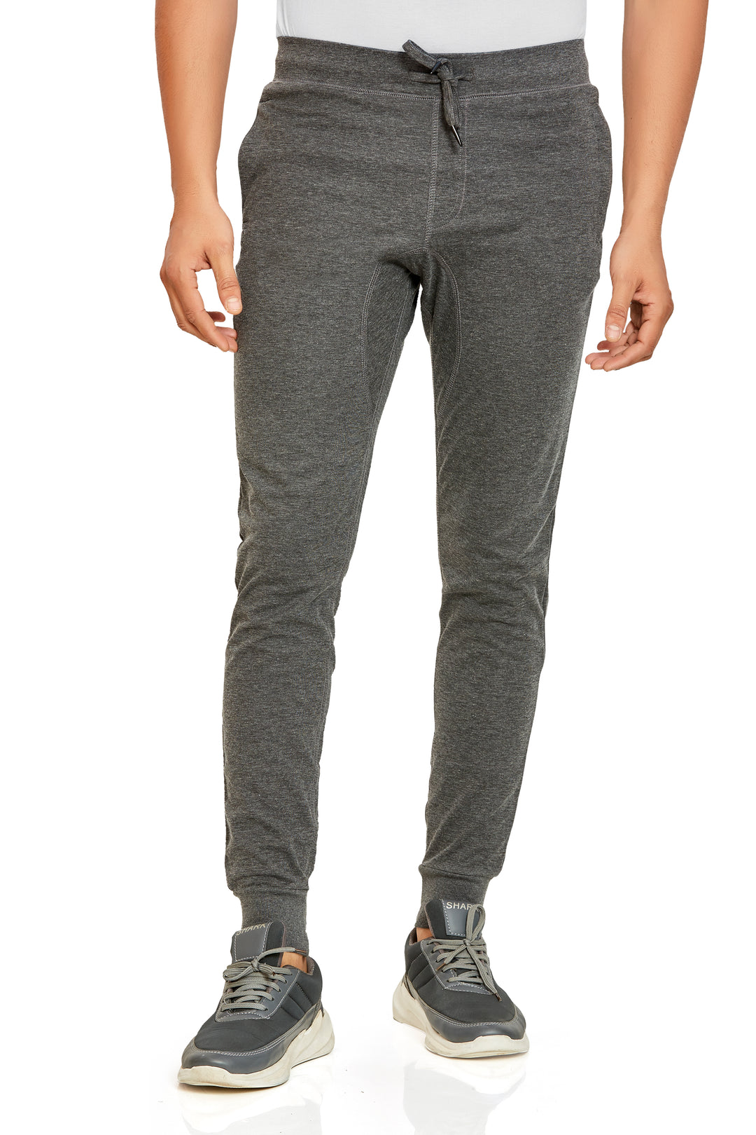 Men’s Interlock Track Pants with Rib – Slim Comfort Fit