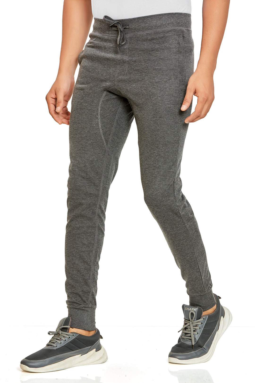 Men’s Interlock Track Pants with Rib – Slim Comfort Fit