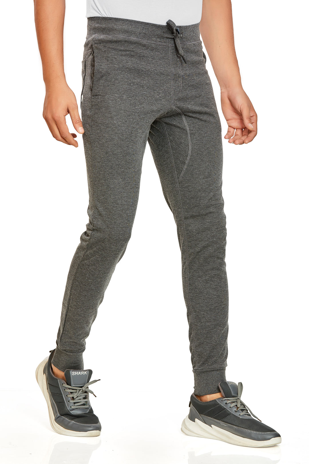 Men’s Interlock Track Pants with Rib – Slim Comfort Fit