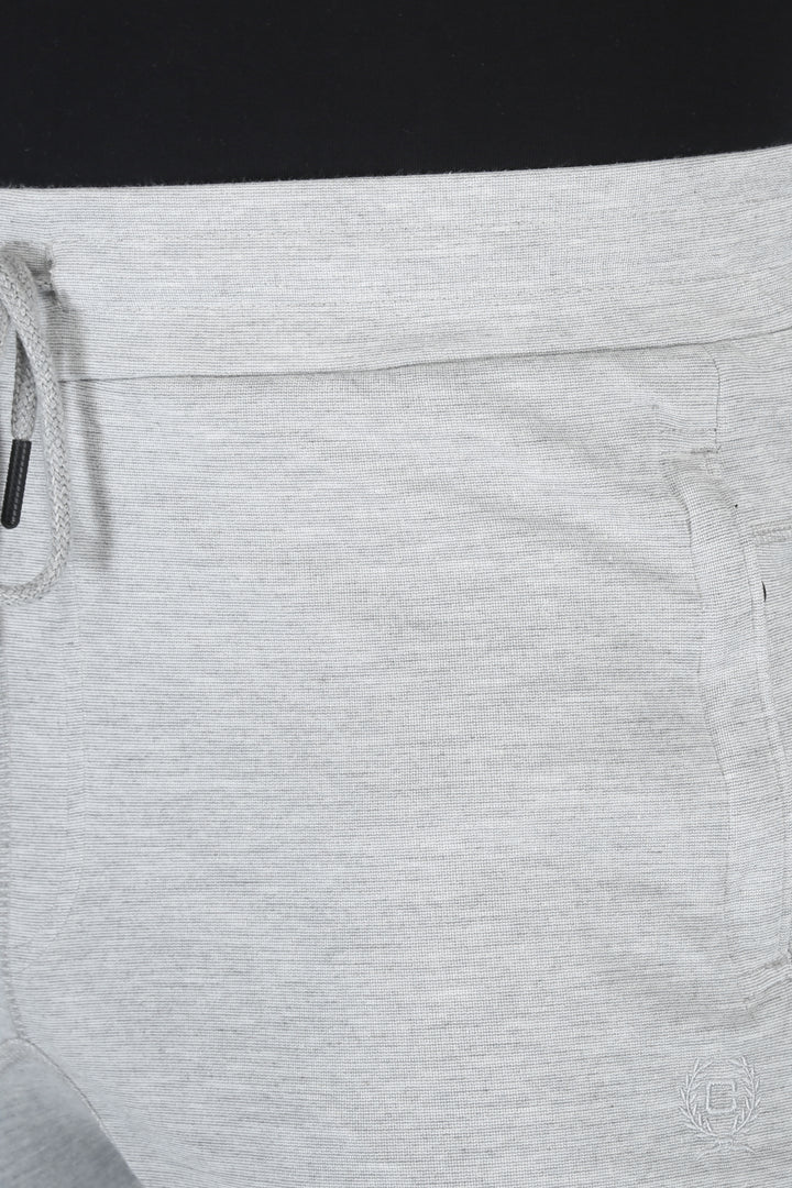 Men’s Interlock Track Pants with Rib – Slim Comfort Fit