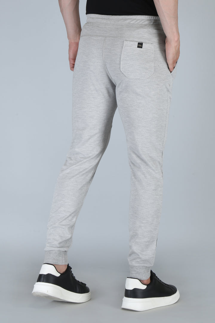 Men’s Interlock Track Pants with Rib – Slim Comfort Fit