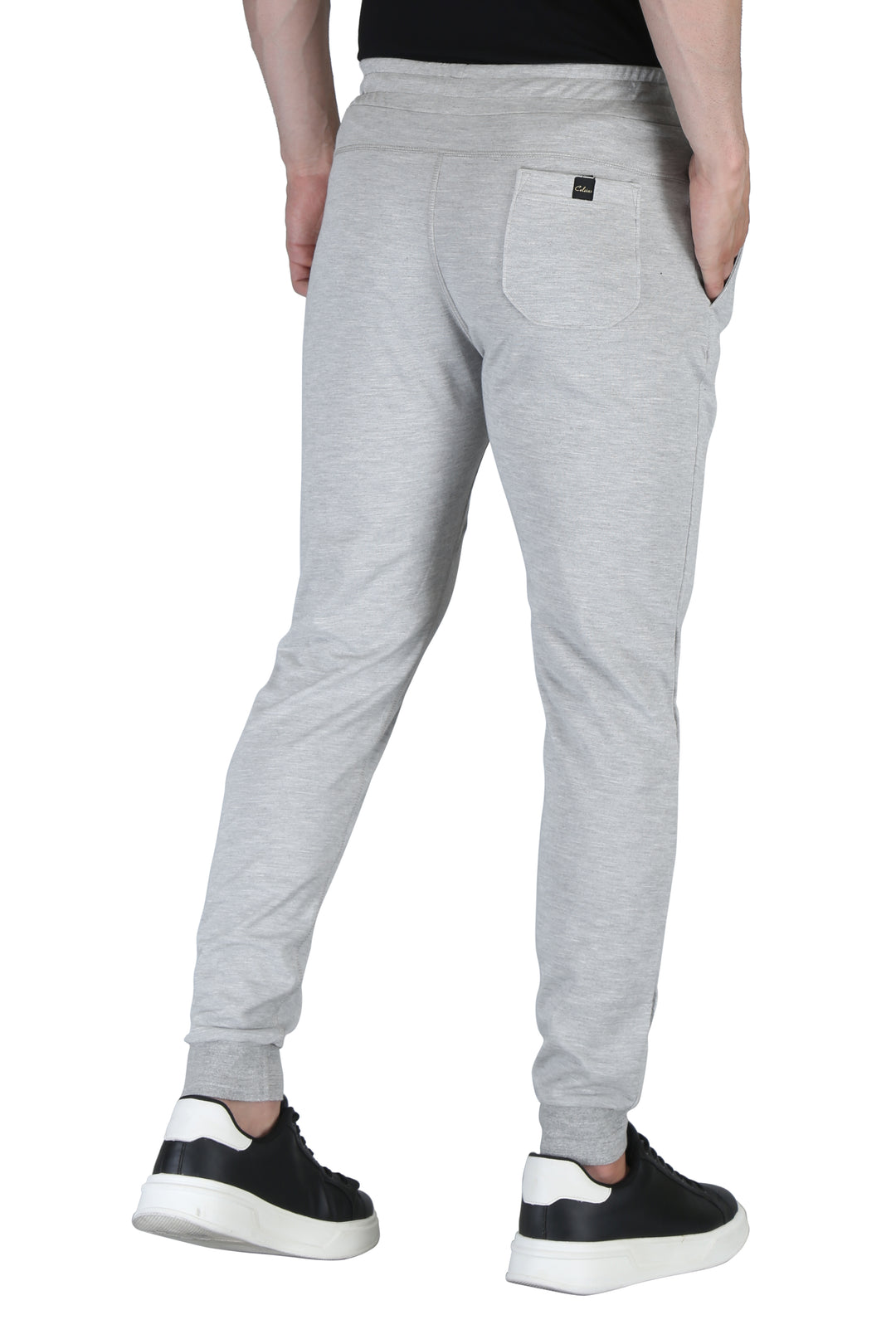Men’s Interlock Track Pants with Rib – Slim Comfort Fit