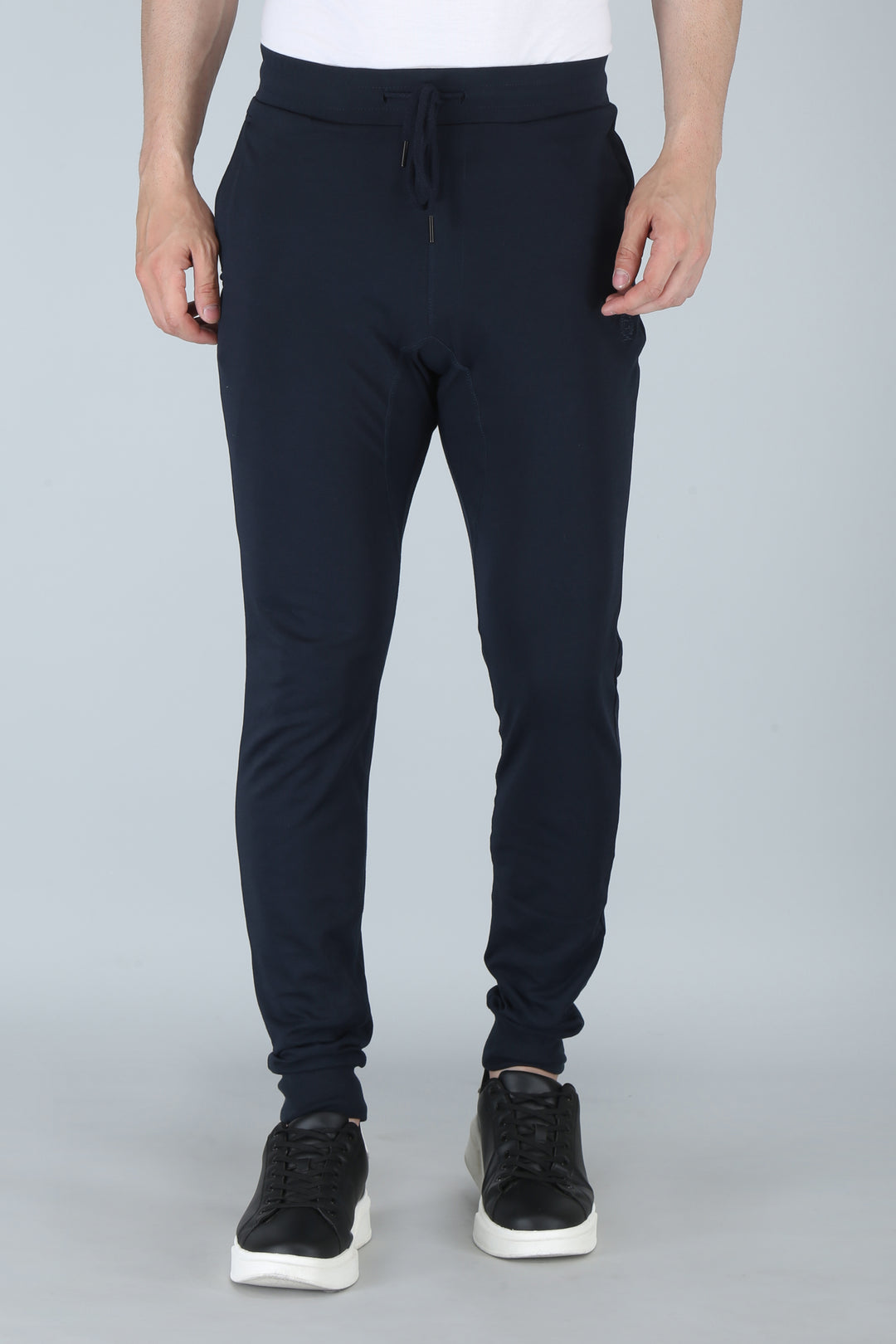 Men’s Interlock Track Pants with Rib – Slim Comfort Fit