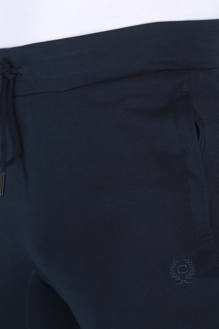 Men’s Interlock Track Pants with Rib – Slim Comfort Fit