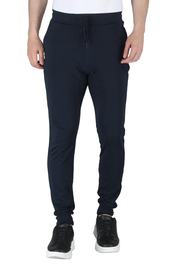 Men’s Interlock Track Pants with Rib – Slim Comfort Fit