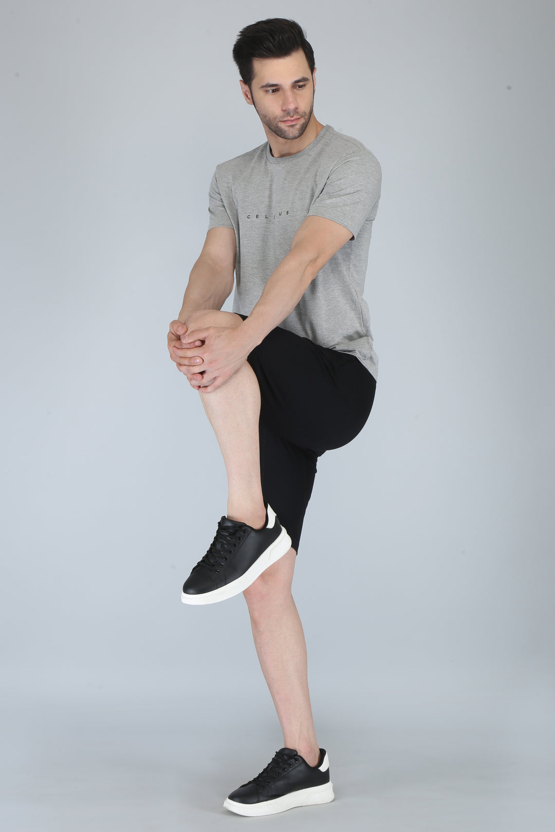 Men’s Interlock Cut & Sew Shorts – Sporty Casual Wear