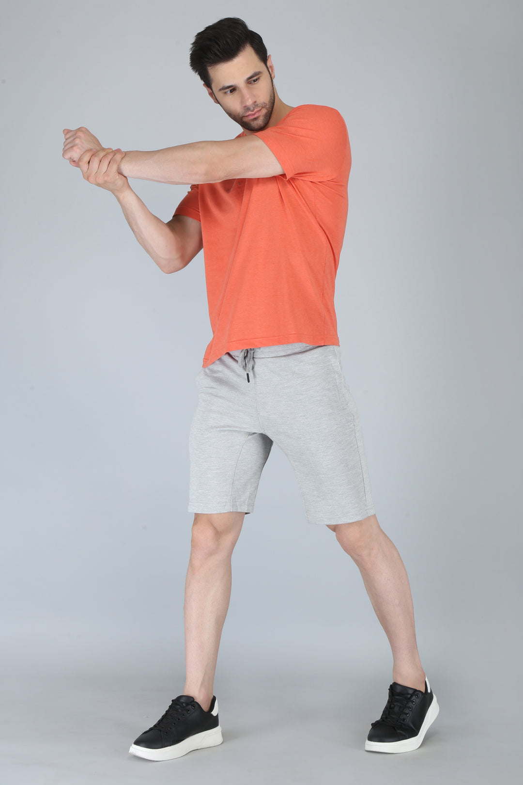 Men’s Interlock Cut & Sew Shorts – Sporty Casual Wear