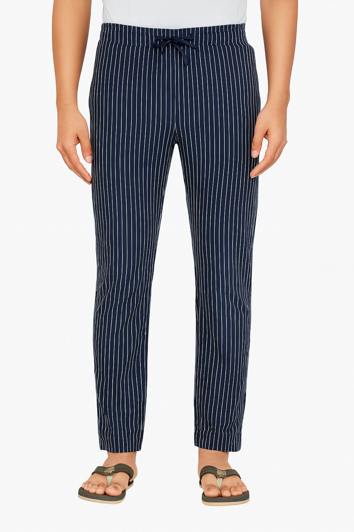 Men’s Striped Track Pants – Classic Comfort Bottoms
