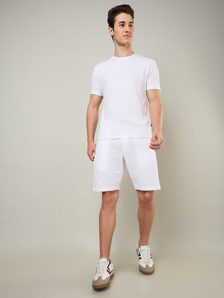Men's Textured Jacquard Shorts