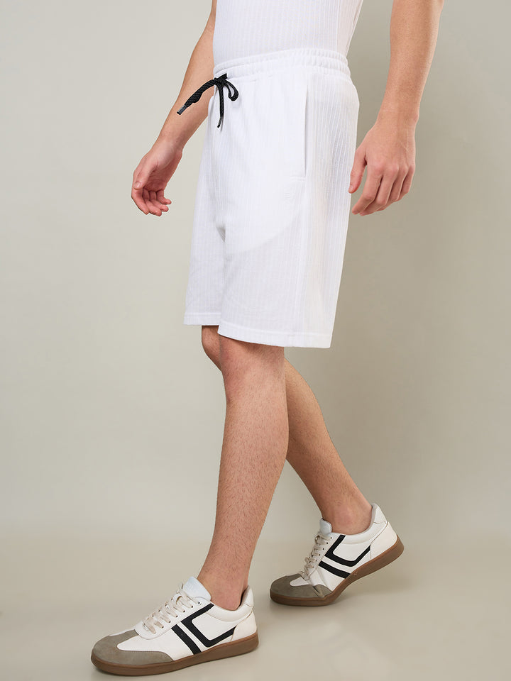 Men's Textured Jacquard Shorts