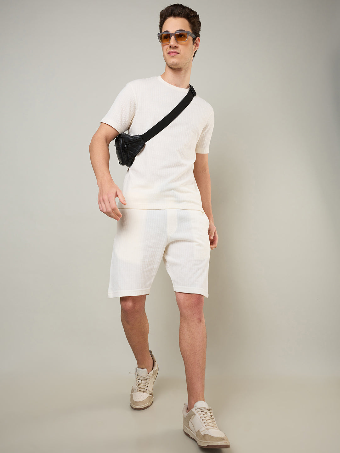 Men's Textured Jacquard Shorts