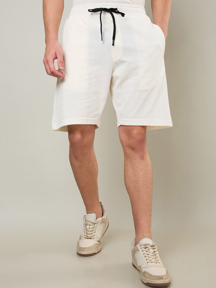 Men's Textured Jacquard Shorts